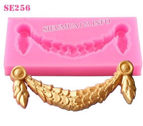 Khuôn silicon dây viền rèm dài 6,5cm ( SE256 )