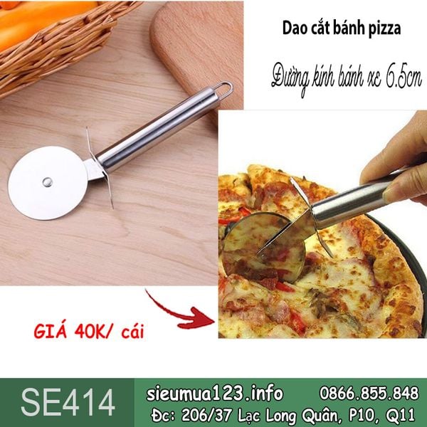Dao cắt bánh pizza bằng thép ĐK 6.5cm ( SE414 )