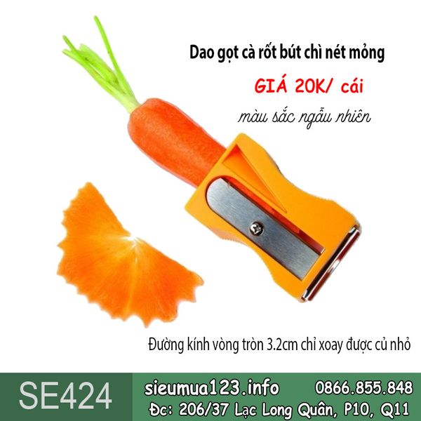 Dao gọt cà rốt bút chì nét mỏng ĐK 3cm ( SE424 )