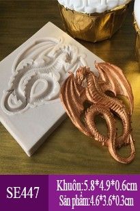 Silicon Fondant con rồng có cánh 4cm ( SE447 )