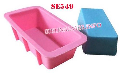 Khuôn silicon làm bánh mì thỏi chữ nhật 13,8cm ( SE549 ) còn 5 cái