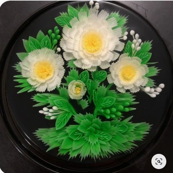 Bộ kim rau câu 3d hoa cẩm chướng ( set 4 )