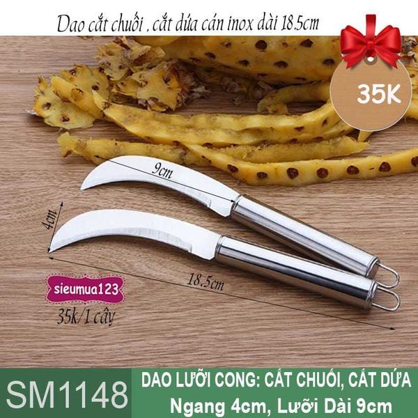 Dao cắt chuối , cắt dứa 18,5cm ( SM1148 )