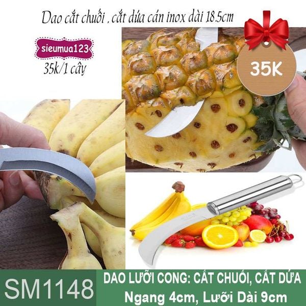 Dao cắt chuối , cắt dứa 18,5cm ( SM1148 )