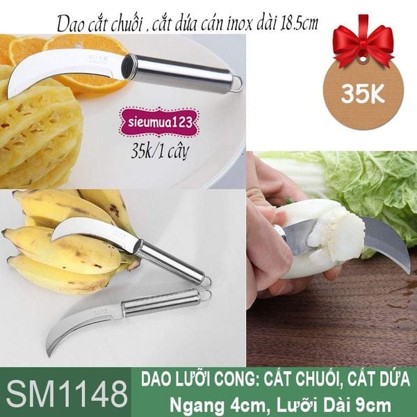 Dao cắt chuối , cắt dứa 18,5cm ( SM1148 )