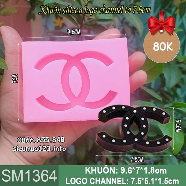 Khuôn silicon logo channel to 7,5cm ( SM1364 )