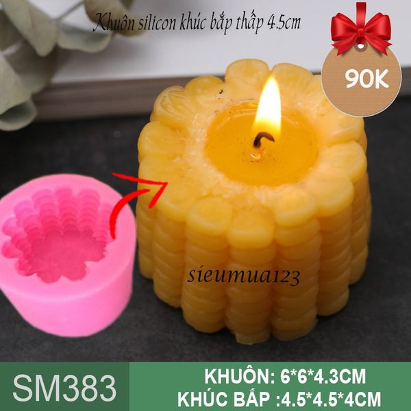 Khuôn silicon khúc bắp 4,5cm ( SM383 )