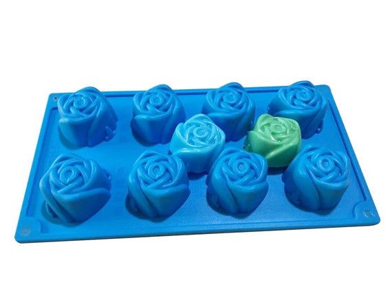 Khuôn nướng bánh silicon 8 hoa hồng 5cm ( SM878 )