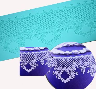Khuôn silicon lace ren Style 16 Size 34cm*11cm ( TC293 )