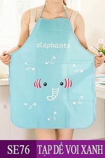 Tạp Dề Siêu Mỏng Chống Thấm Voi Xanh (Dưới 55kg) ( SE76 )