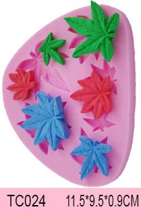 Khuôn silicon 6 lá phong 2cm - 3,5cm ( TC024 )