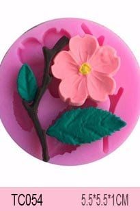 Khuôn Silicon Làm Fondant Hoa Đào Và Cành Lá Nhỏ Xíu ( TC054 )