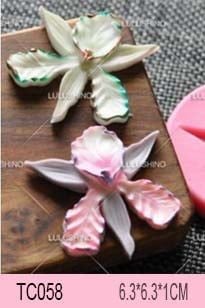 Khuôn Silicon Fondant Hoa Lan Vũ Nữ Mỏng Nhỏ 4,6cm ( TC058 ) CÒN NHIỀU