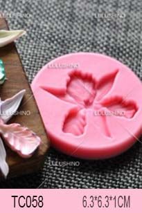 Khuôn Silicon Fondant Hoa Lan Vũ Nữ Mỏng Nhỏ 4,6cm ( TC058 ) CÒN NHIỀU