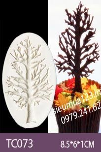 Khuôn Silicon Làm Fondant Cái Cây Xanh Nhỏ Nét Mảnh ( TC073 )