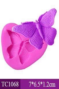 Khuôn rau câu silicon 4d : khuôn con bướm lớn 6cm ( TC1068 )