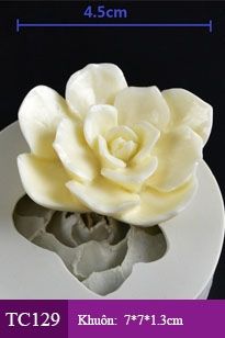 Khuôn silicon làm rau câu Sen Đá Dĩa 5cm ( TC129 )