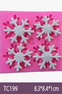 Silicon 4 Hoa tuyết vỉ vuông ( TC199 )