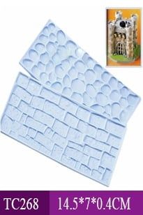 Khuôn ấn vân sỏi và gạch ( TC268 )