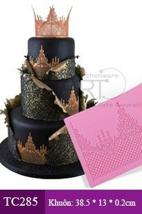 Khuôn silicon lace ren Style 19 Hình Tháp Size 35cm*13cm ( TC285 )