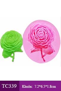 Silicon Fondant Cành hoa hồng lai ( TC339 )