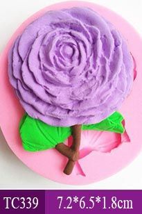 Silicon Fondant Cành hoa hồng lai ( TC339 )