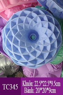 Khuôn nướng bánh silicon cầu vồng 20cm ( TC345 )