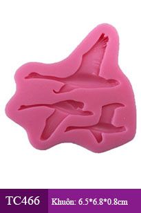 Silicon Fondant 3 con hạc bay nhỏ xíu 6cm ( TC466 )