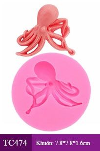 Khuôn silicon con bạch tuộc ( TC474 )