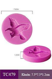 Silicon Con chim đại bàng tung cánh 6cm ( TC479 )