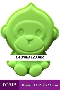 Khuôn silicon con khỉ đầu nhọn 16cm ( TC613 )