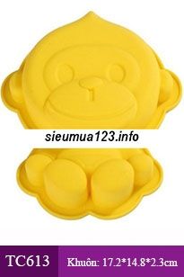 Khuôn silicon con khỉ đầu nhọn 16cm ( TC613 )