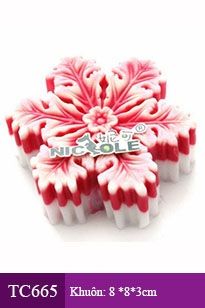 Khuôn rau câu silicon 4d Noel : Khuôn hoa tuyết lớn ( TC665 )