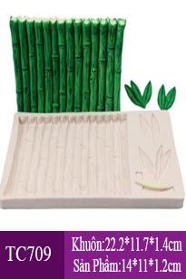 Khuôn silicon ốp viền cây tre 13cm*10,5cm ( TC709 )