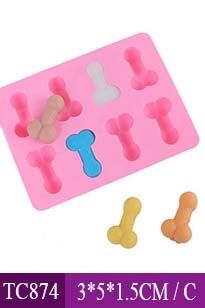 Khuôn silicon 8 con kiu nhỏ 5,2cm  ( TC874 )