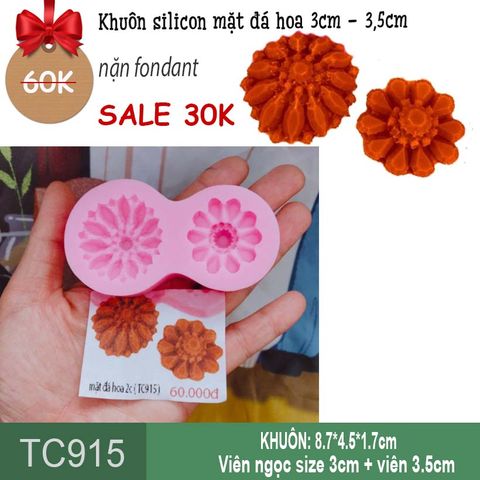 Khuôn silicon mặt đá hoa 3cm - 3,5cm ( TC915 )
