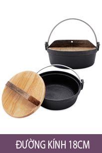 Thố Gang Nắp Gỗ 1,5L (18*18*6cm)  CHỈ BÁN TẠI SHOP, KO SHIP
