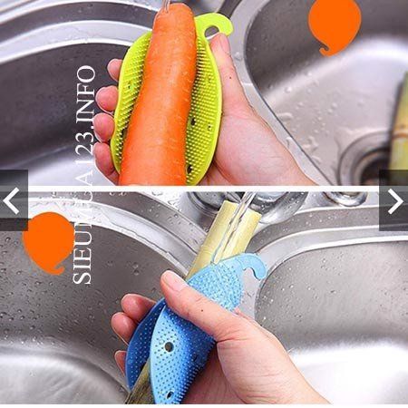 1 miếng silicon chùi rửa rau củ quả ( SE91 )