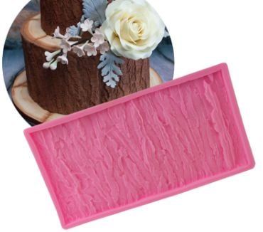 Khuôn silicon Ốp viền vân gỗ khúc cây 18.5cm*10cm ( TC239 )