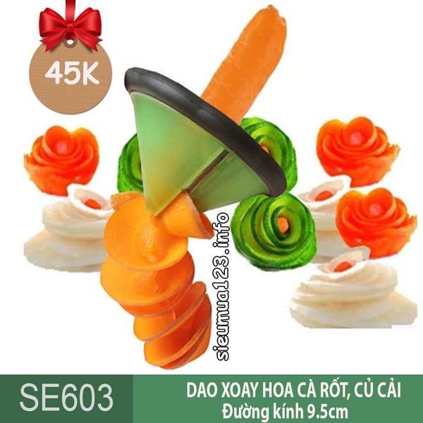 Dao xoắn hoa cà rốt mũ xanh ( SE603 )