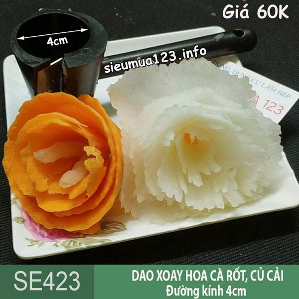 Dao bào xoắn hoa cà rốt ĐK 4cm ( SE423 )