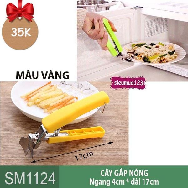 Cây gắp nóng tô chén bát đựng thức ăn dài 17cm tiện lợi và chắc chắn ( SM1124 )
