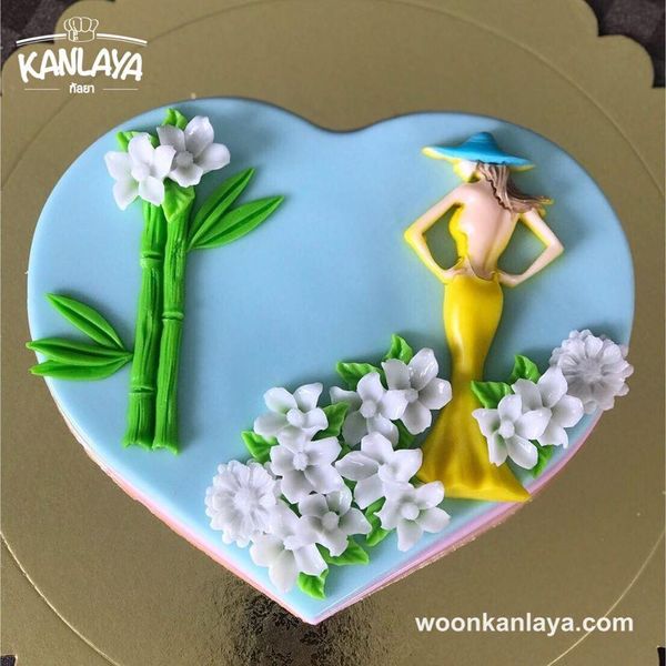 Khuôn silicon làm rau câu Hoa Dừa Cạn 4,5cm ( TC082 )