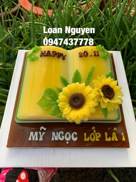 Khuôn silicon hoa hướng dương to 9,5cm ( TC1224 )