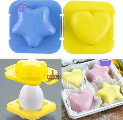 Bộ 2 Khuôn Bento Ngôi Sao + Trái Tim ( SM1515 )