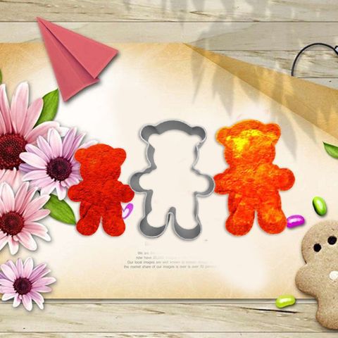 Khuôn ấn cookie hình con gấu 5,5cm*4cm ( SM1550 )