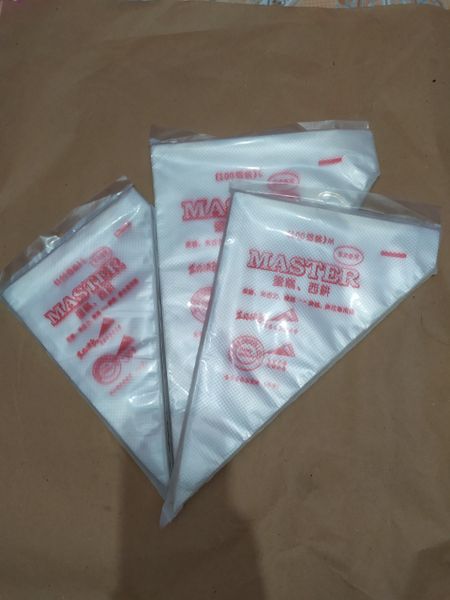 Set 100 túi bắt kem nút sần ( SM1544 ) bấm chọn size