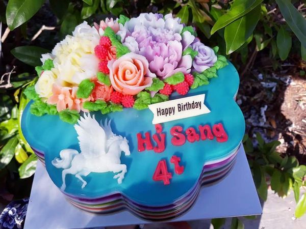 Khuôn silicon làm rau câu Con Ngựa Có Cánh Bay 8cm ( TC017 )