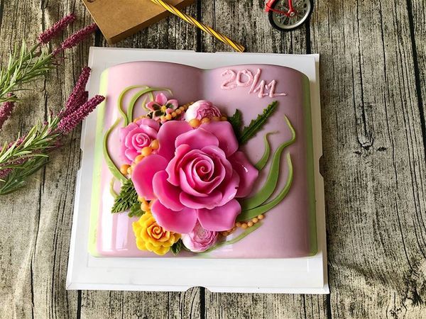 Khuôn nhôm đúc liền cao cấp hình cuốn sách 25cm*22cm ( SM1597 ) CÒN 2 CÁI