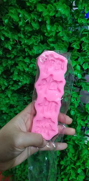 Khuôn silicon câu chúc tiếng Hoa Phú Quý Cát Tường ( CN253 )